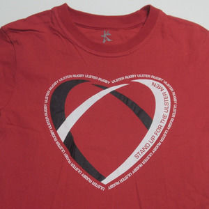 Ulster Rugby T-Shirt Kukri Stand Up For the Ulster Men Red Womens Size 14